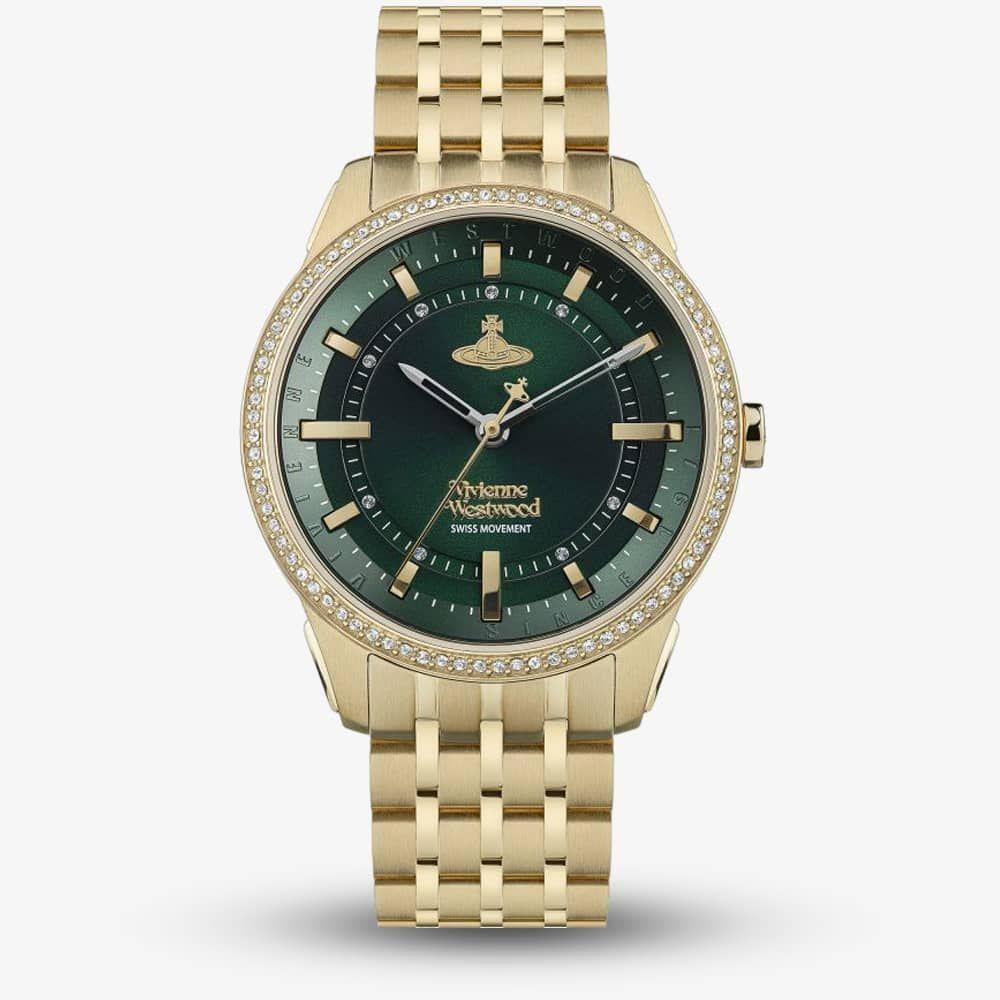 Vivienne Westwood Eastend Gold Tone Crystal Watch