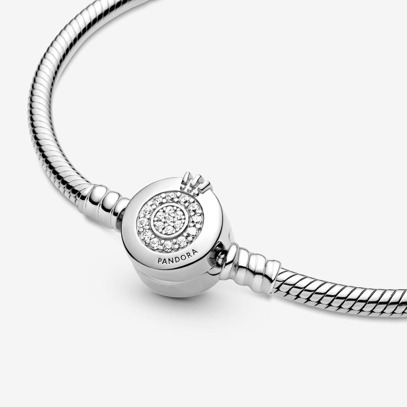 Pandora Schlangenkette Sterlingsilber Armband 19 cm