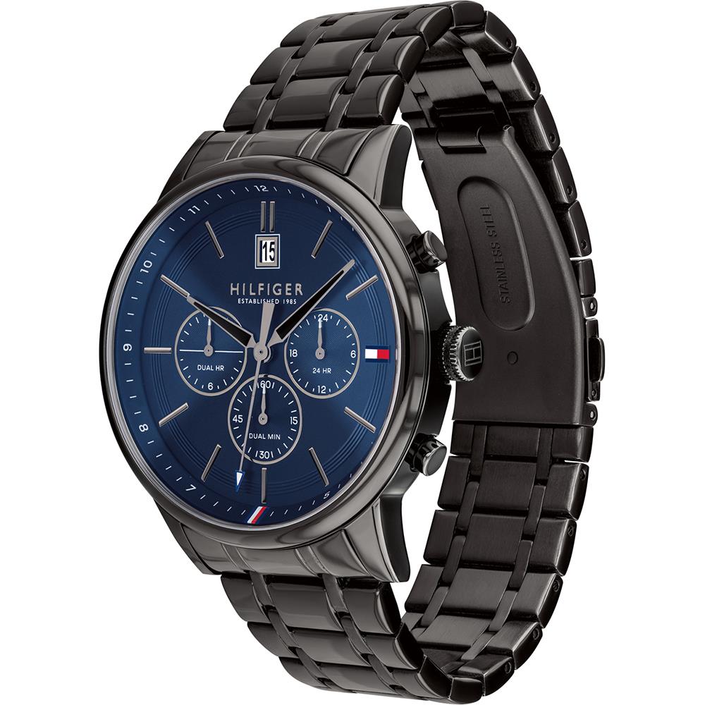 Tommy Hilfigerc Chronograph Black/Blue Men's Watch