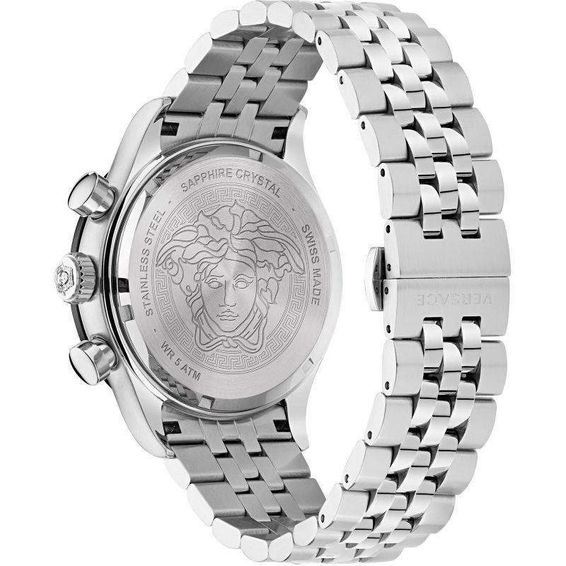 Versace VE2U00322 Hellenyium Silber Chronograph Herreuhr