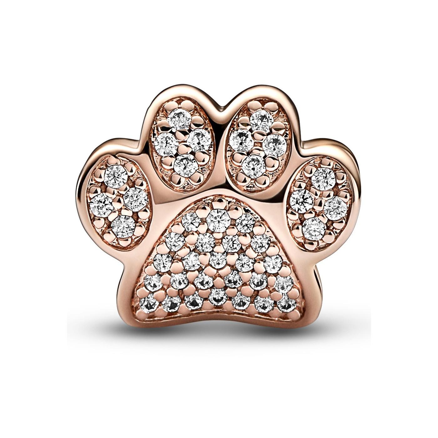 Pandora Sparkling Paw Print Charm 781714C01