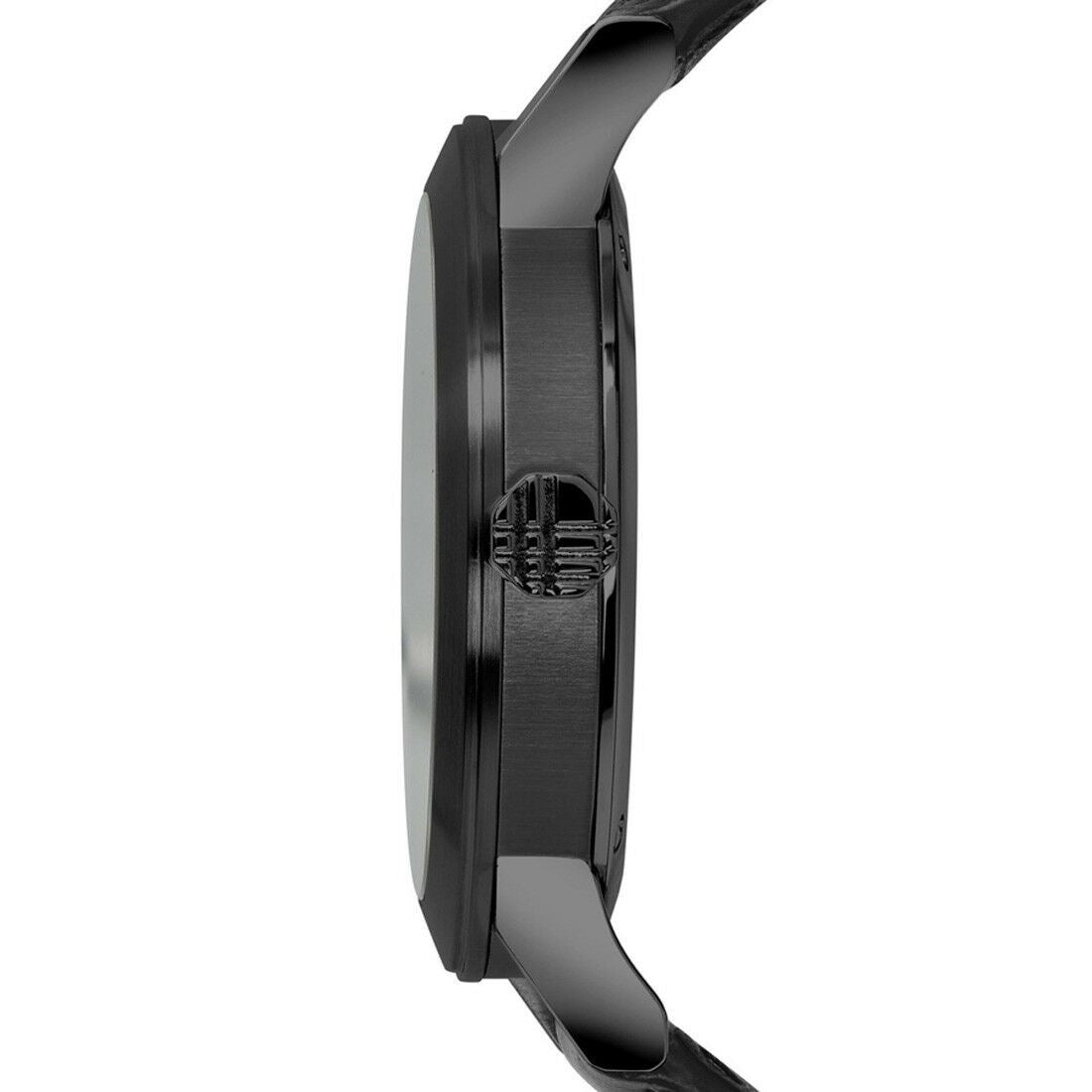 Burberry BU9906 City Schwarzes Leder Armband Herreuhr