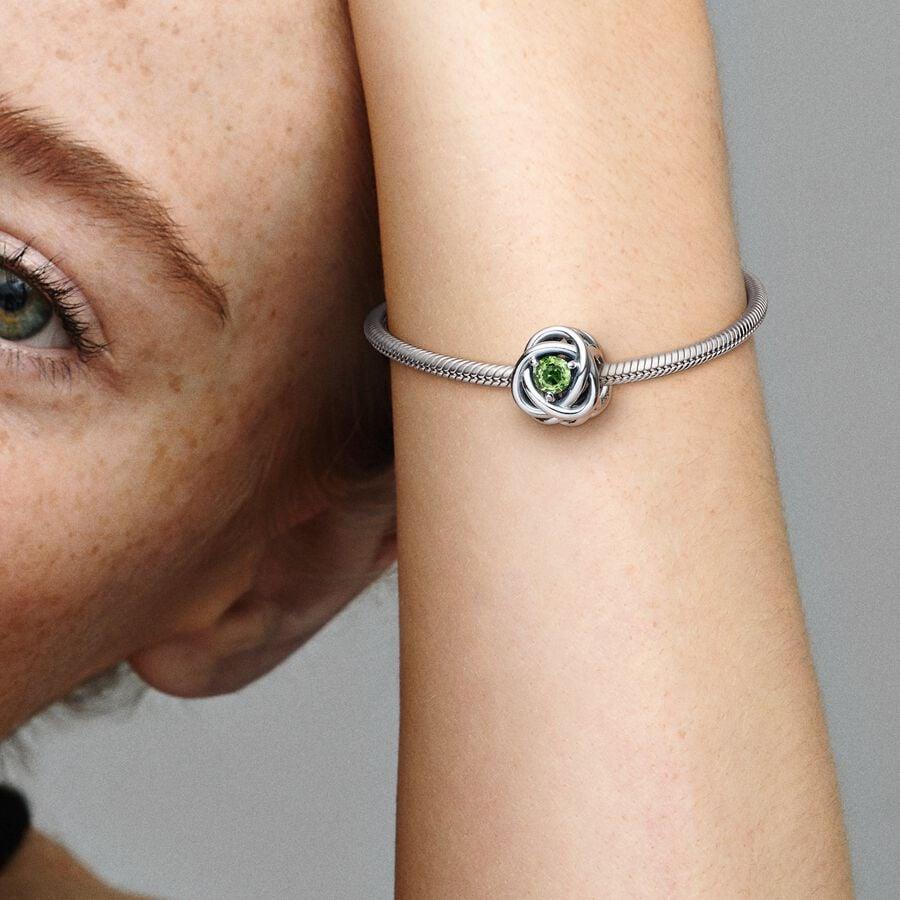 Pandora August Birthstone Eternity Circle Charm