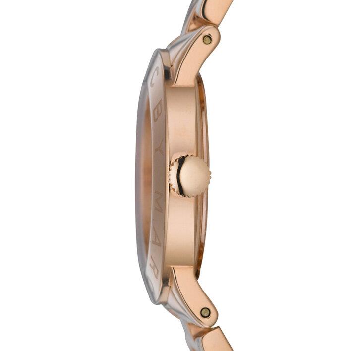 Marc Jacobs MBM3077 Roségold Edelstahl Armreif Damenuhr