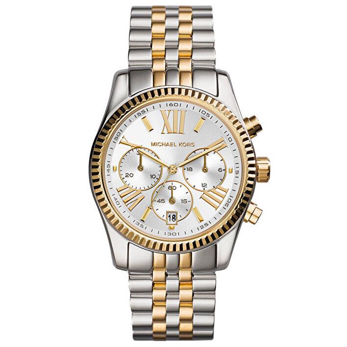 Michael Kors MK5955 Lexington Chronograph Edelstahl DamenarmbandUhr