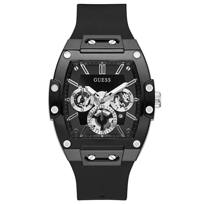 GUESS GW0203G3 Herren-Multifunktionsuhr in Schwarz