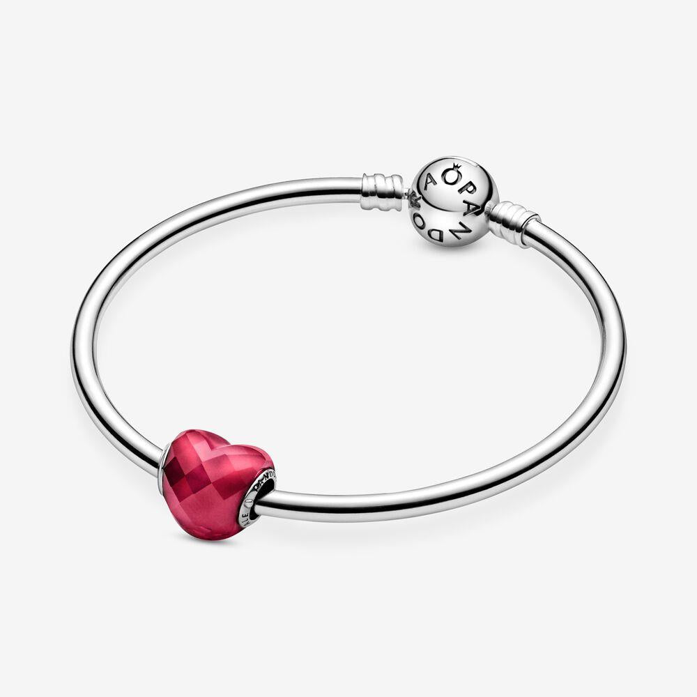 Pandora 796563nfr Fuchsia Pink Heart Charm