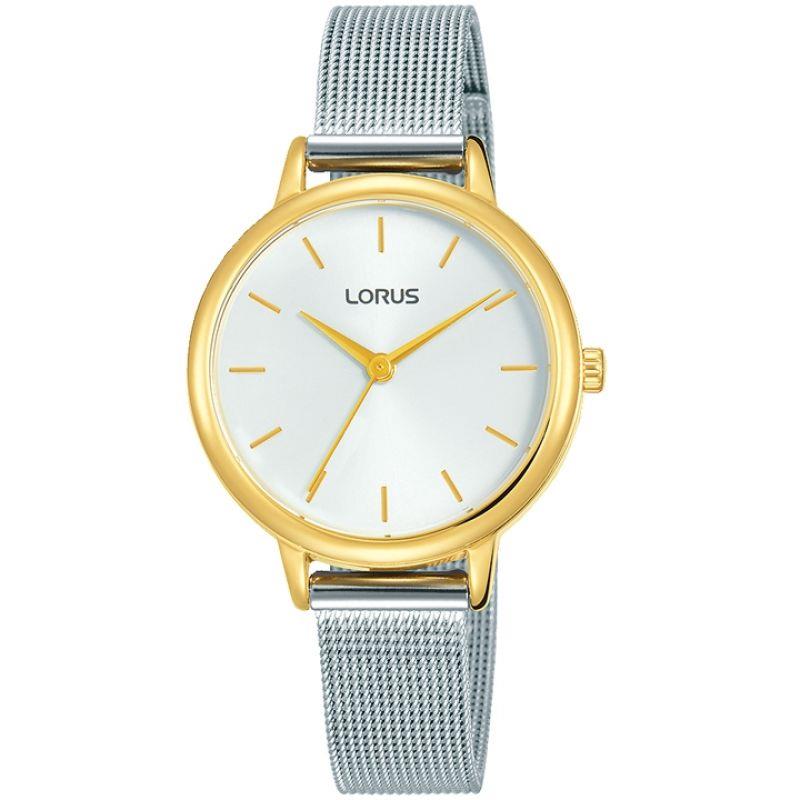 Lorus RG250NX9 Graues Mesh-Armband Damen Uhr