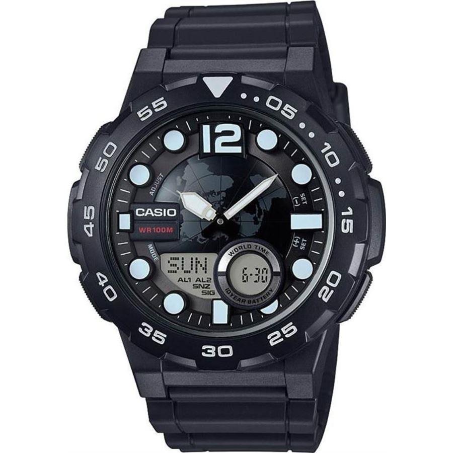 Casio AEQ-100W-1AVDF Analog-Digital Herrenuhr