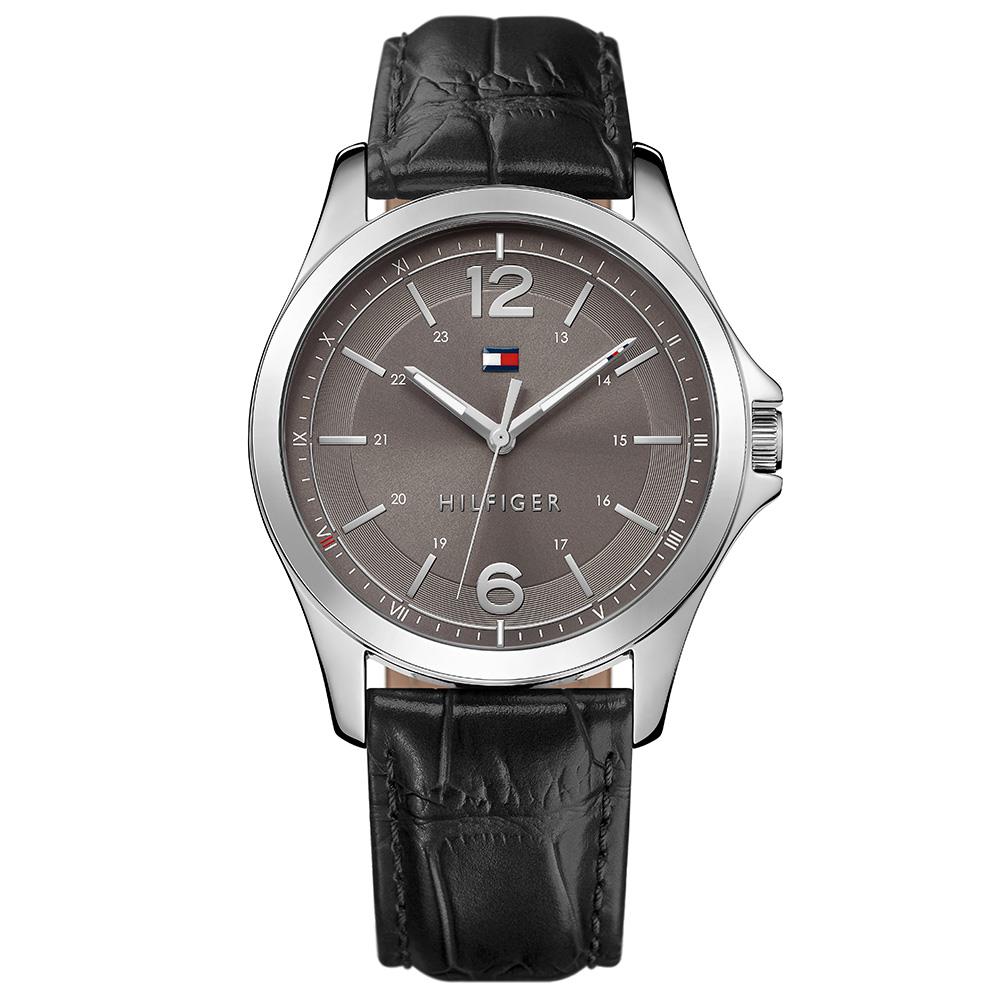 Tommy Hilfiger 1791376 Essential Quarz Grau Zifferblatt Herrenuhr