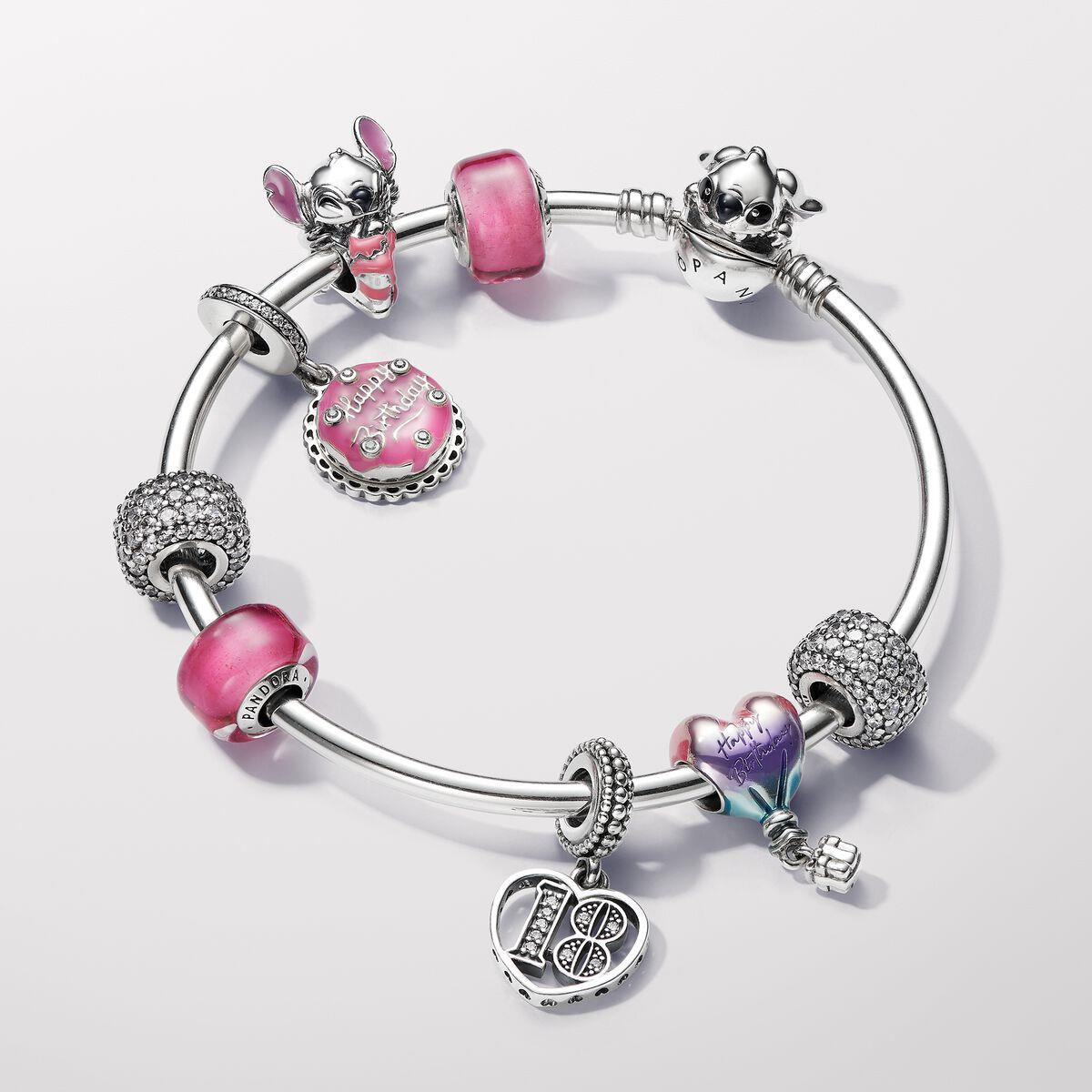 Pandora Disney Stitch Birthday Cake Charm