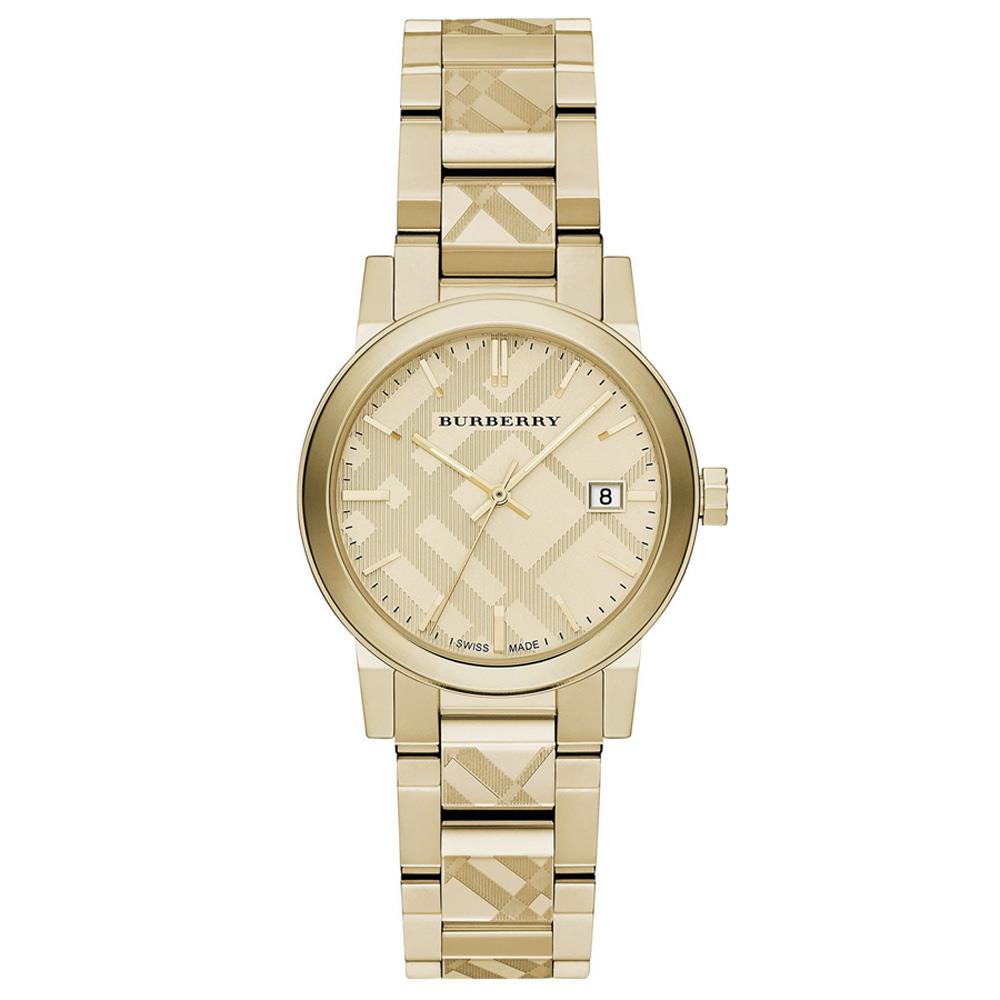 Burberry BU9145 Die City Gold-Ton Damen Uhr