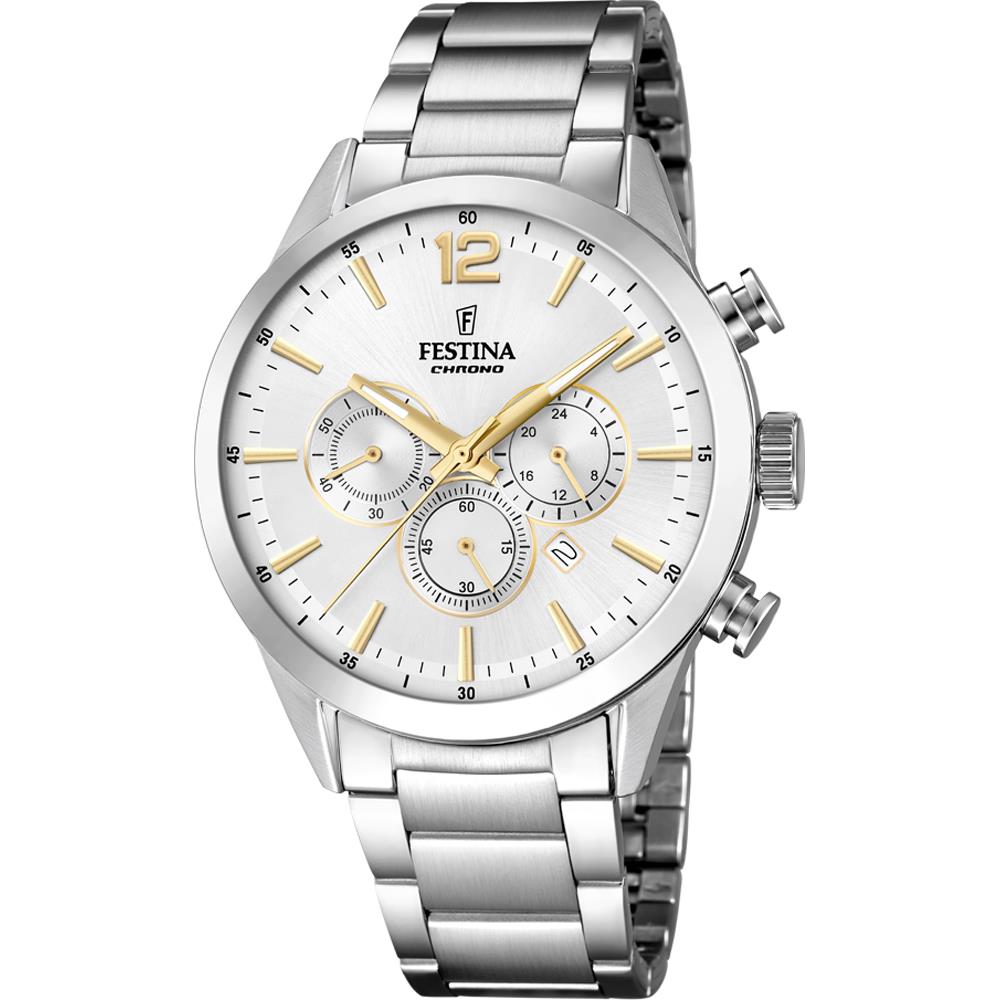 Festina F20343/1 Chronograph Quarz Uhr Heren Uhr