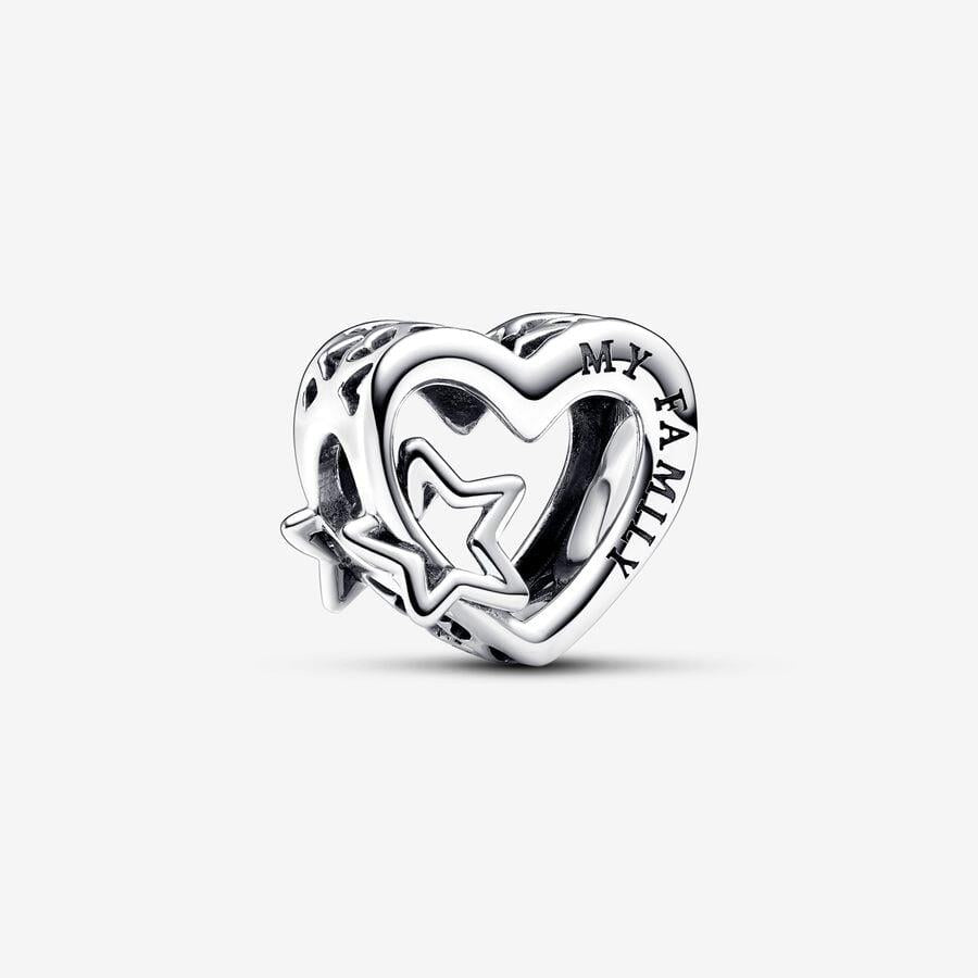 Pandora Herz-Sterling-Silber-Charm