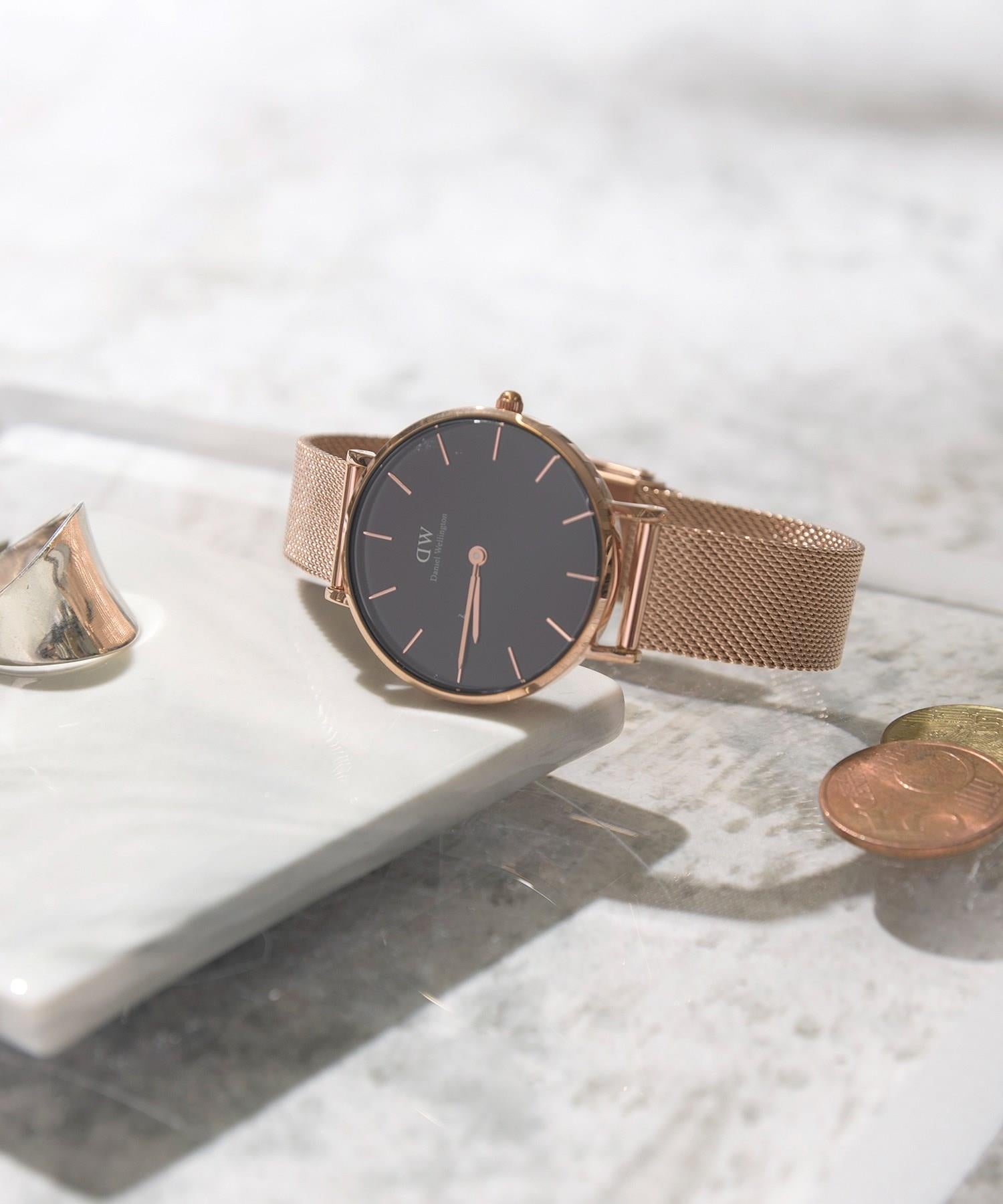 Daniel Wellington Petite Melrose Damenuhr Rose Gold DW00600161