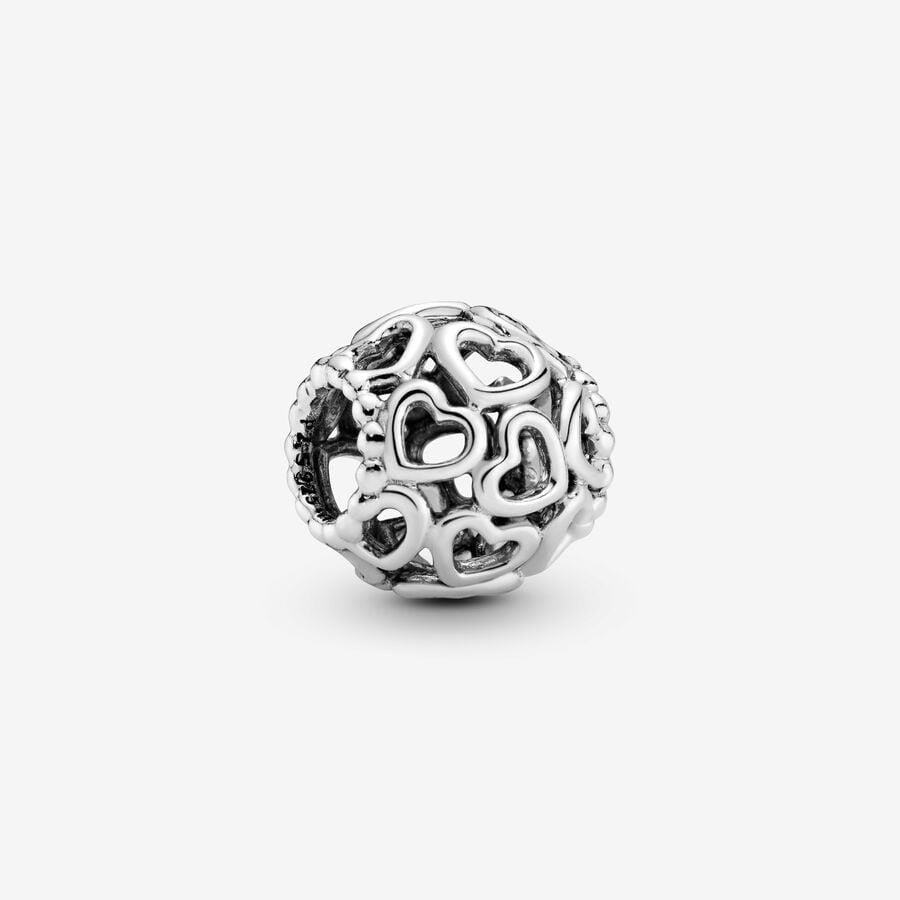 Pandora All Over-Herzen Charm