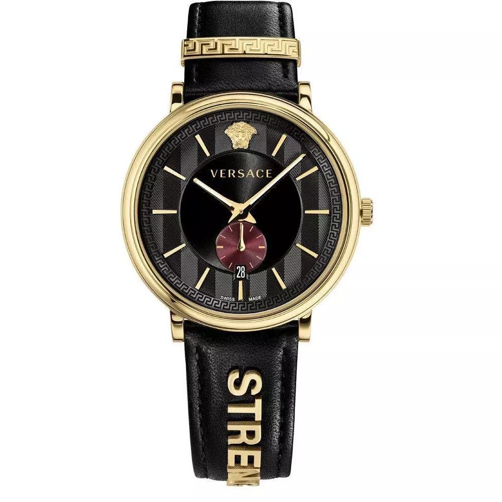Versace VBQ050017 V-Circle 42mm Goldene Damen Uhr