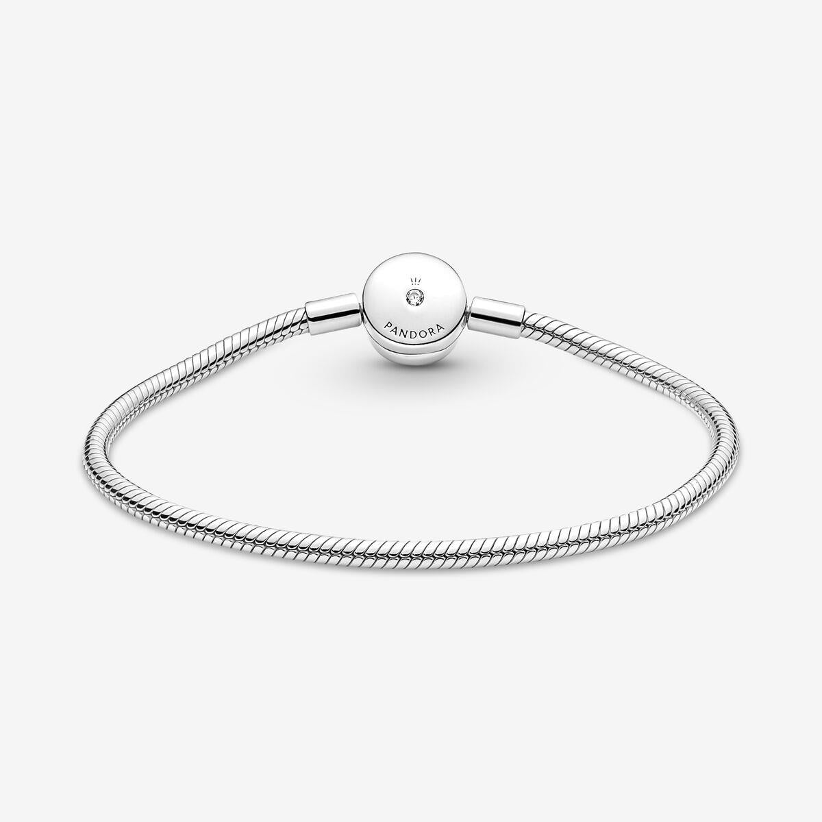 Pandora Moments Halo Schlangenkette Armband 19 cm