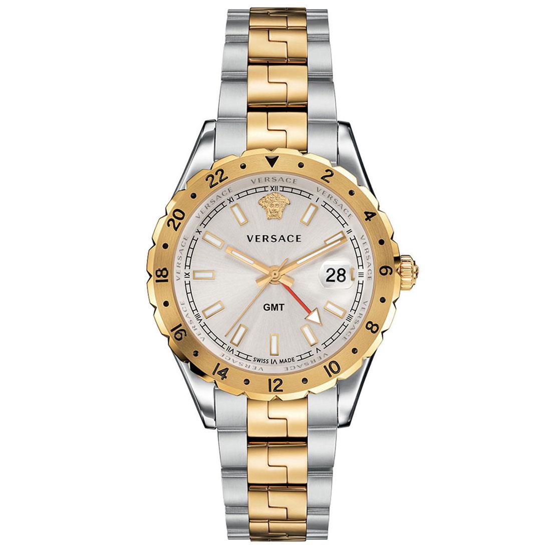 Versace V11030015 Weiß 42 mm Hellenyium GMT Heren Uhr