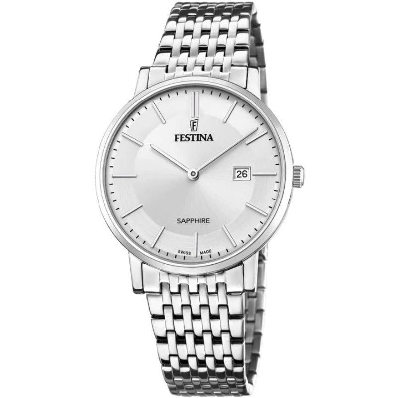 Festina F20018/1 Silberne Herrenuhr