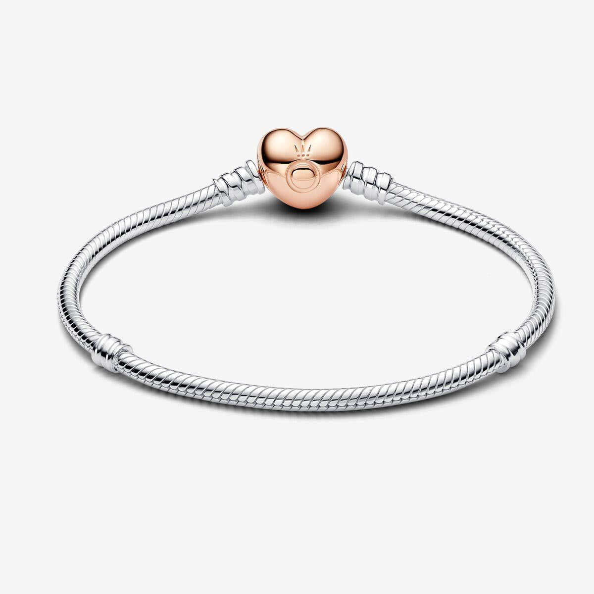 Pandora Moments Herz & Schlangenkettchen Armband17 cm