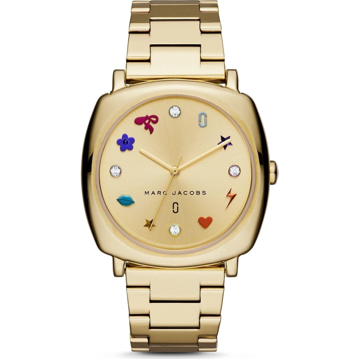 Marc Jacobs MJ3549 Mandy Gold-Tone Three-Hand Ladies Watch