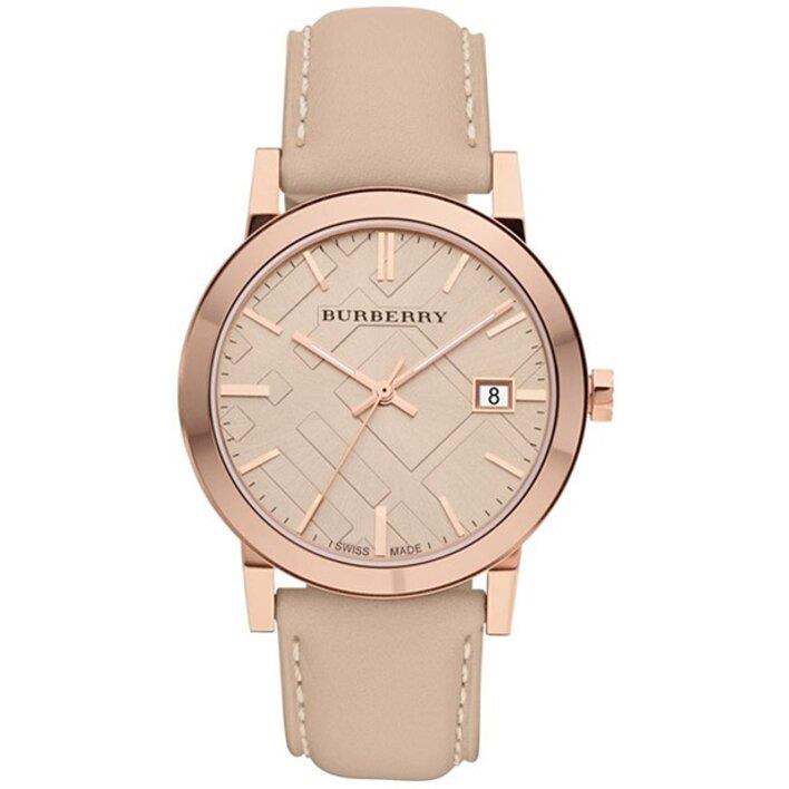 Burberry BU9014 Tan Zifferblatt Leder Armband Damen Uhr