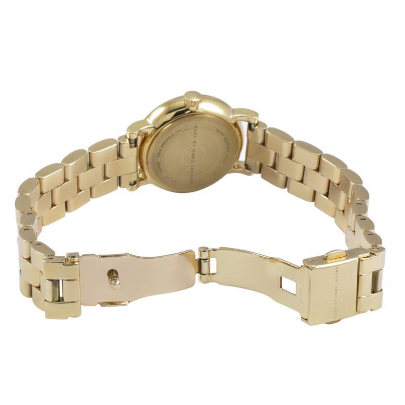 Marc Jacobs MBM3247 28mm Gold Stahl Armband Damenuhr