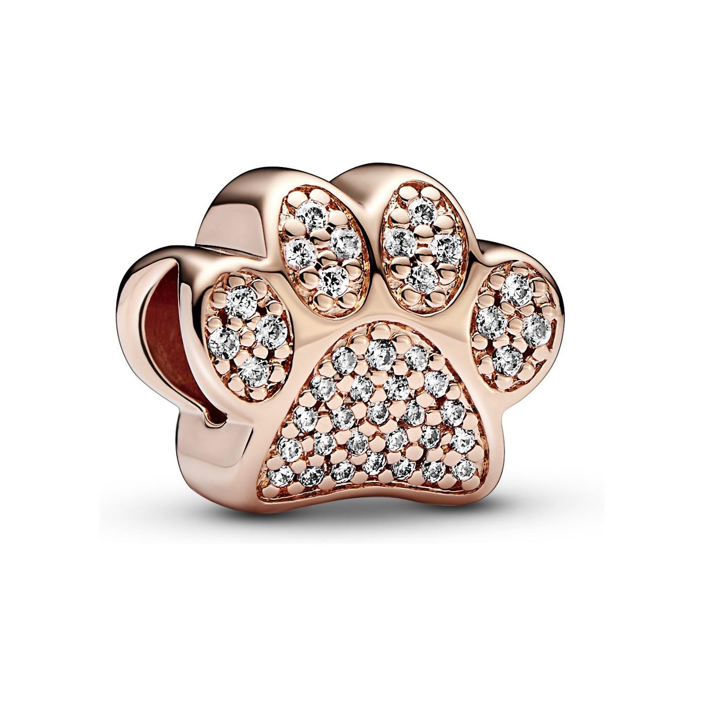 Pandora Sparkling Paw Print Charm 781714C01