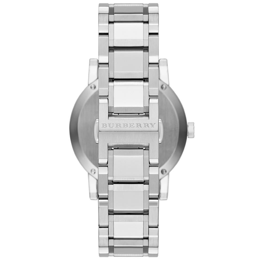 Burberry BU9001 Schwarzes Zifferblatt  Edelstahl Unisex Uhr