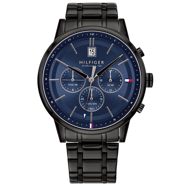 Tommy Hilfigerc Chronograph Black/Blue Men's Watch