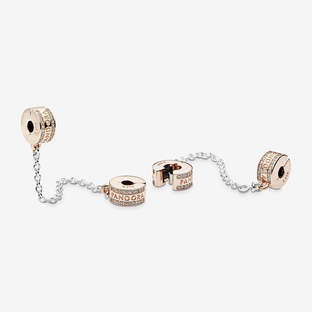 Pandora 782057CZ Logo Safety Chain