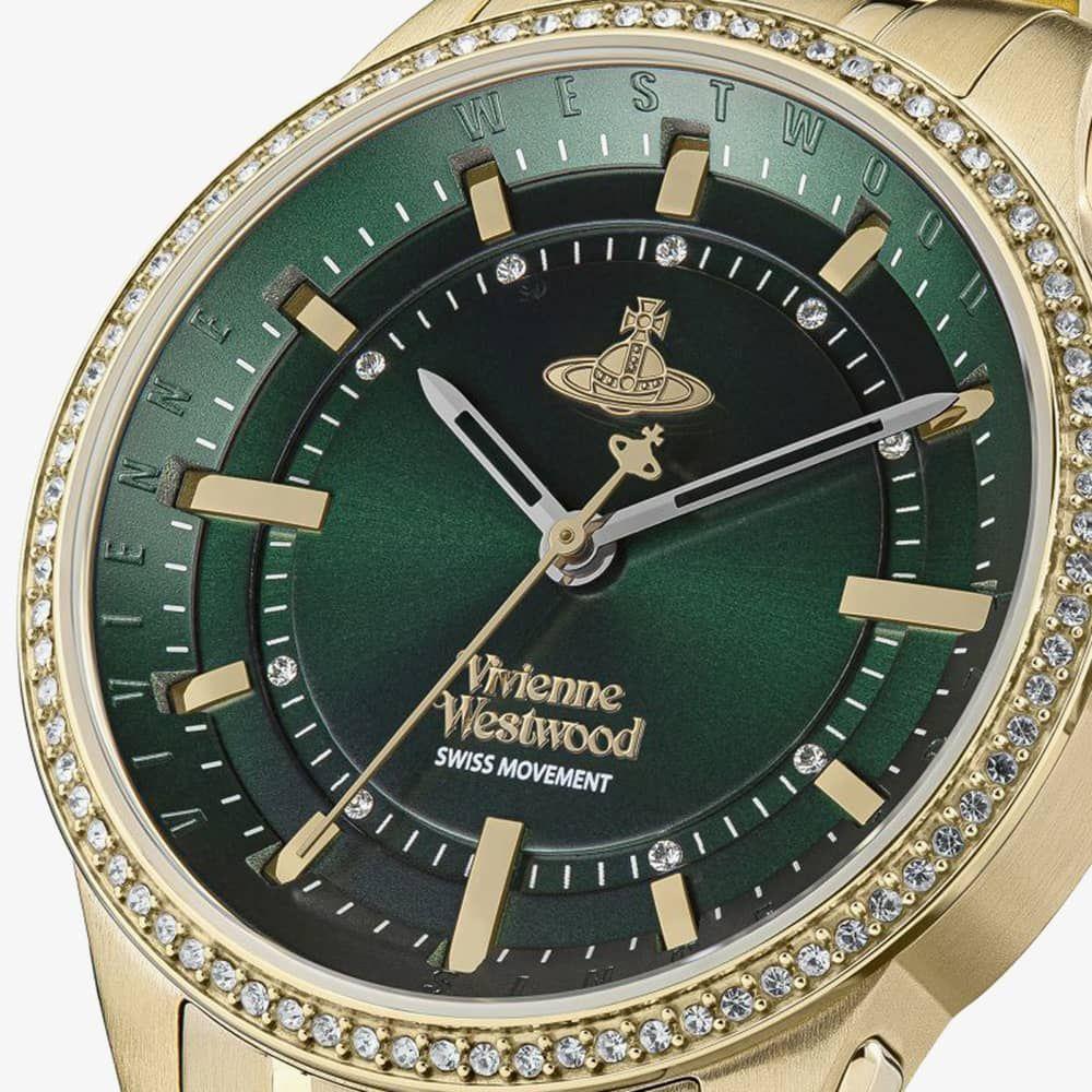 Vivienne Westwood Eastend Gold Tone Crystal Watch