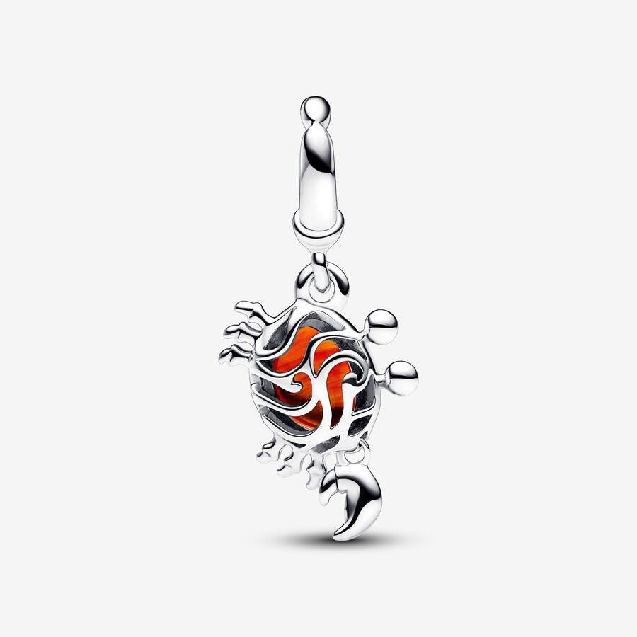 PANDORA. 792694C01 Sebastian the Crab of the Little Mermaid Charm