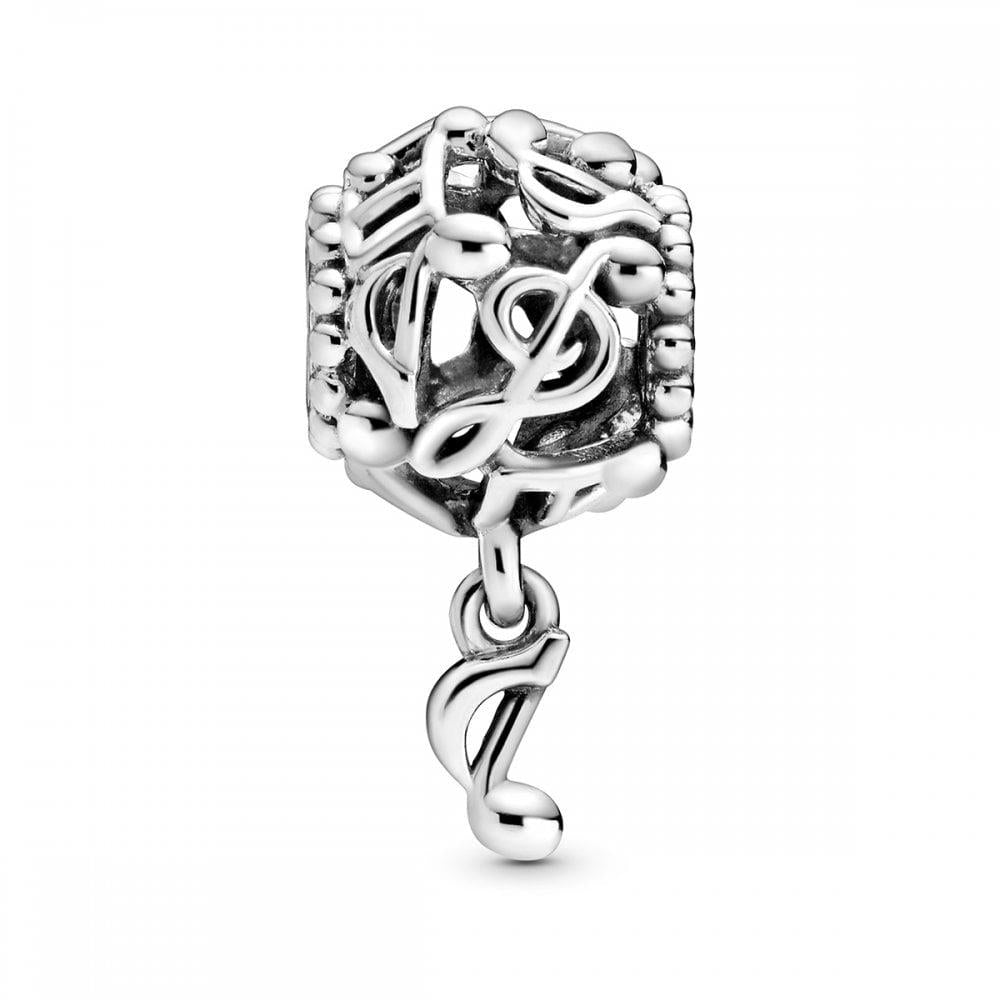 Pandora Openwork Music Notes Charm