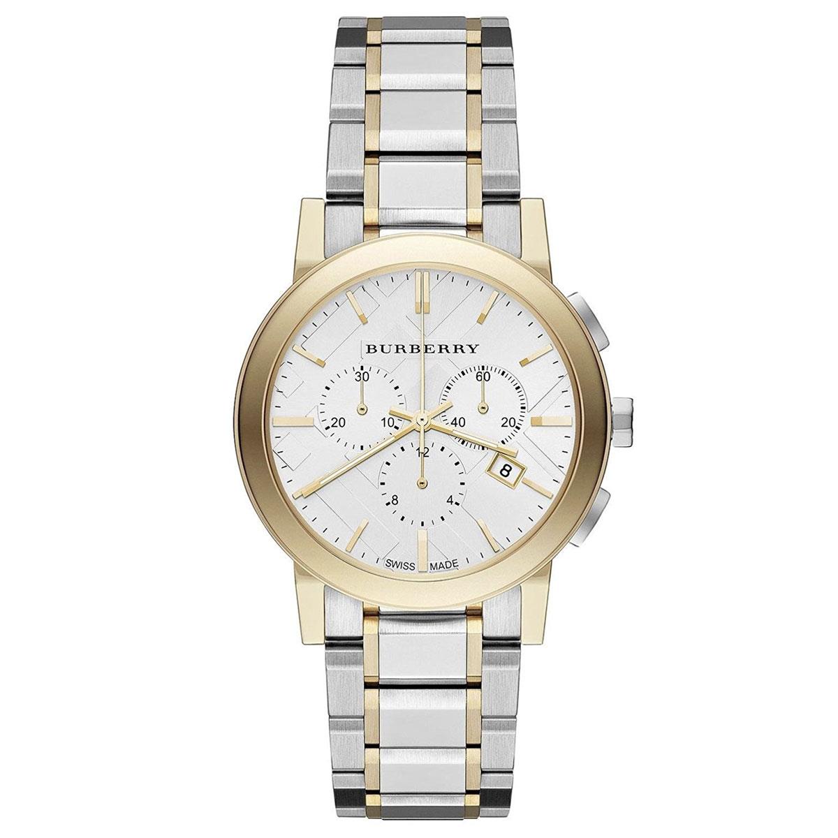 Burberry BU9751 Die City Zwei-Ton Chronograph Damenuhr