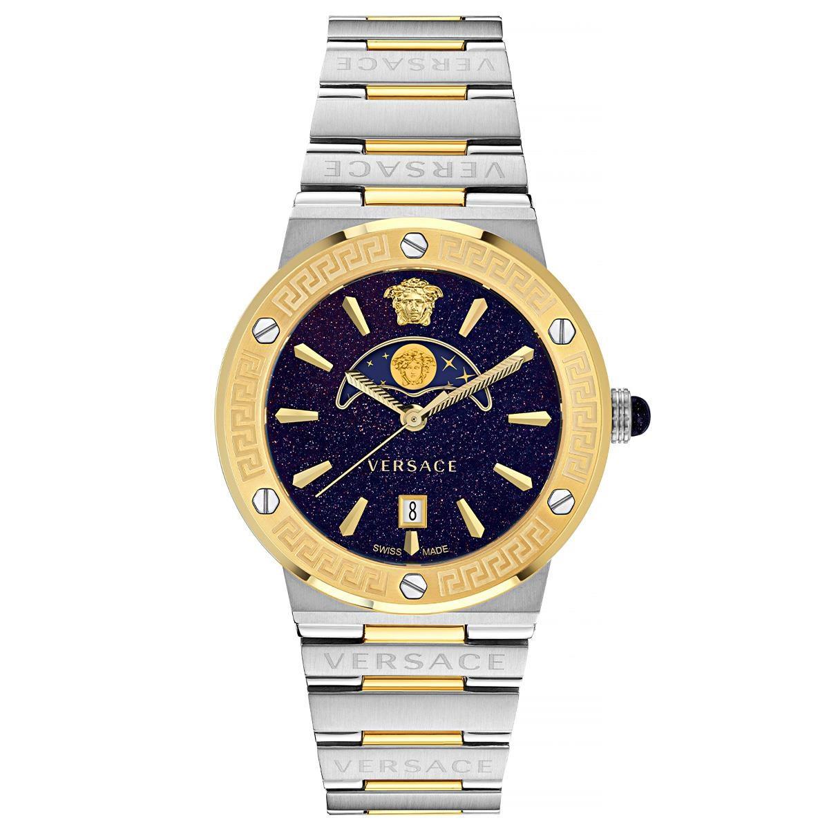 VERSACE Quarzuhr GRECA LOGO MOONPHASE VE7G00223